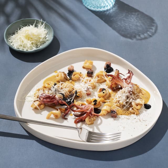 Falso Spaghetti de Lula à Carbonara